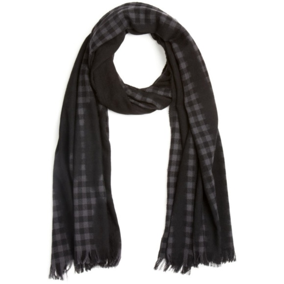 John Varvatos | Accessories | John Varvatos Black Gingham Pigment Print ...